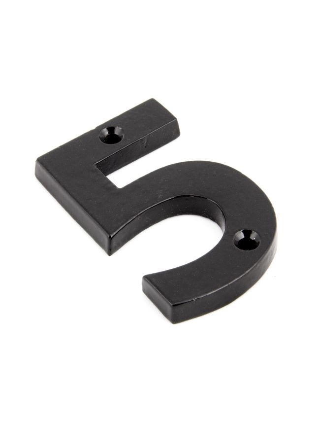 Black Numeral 5