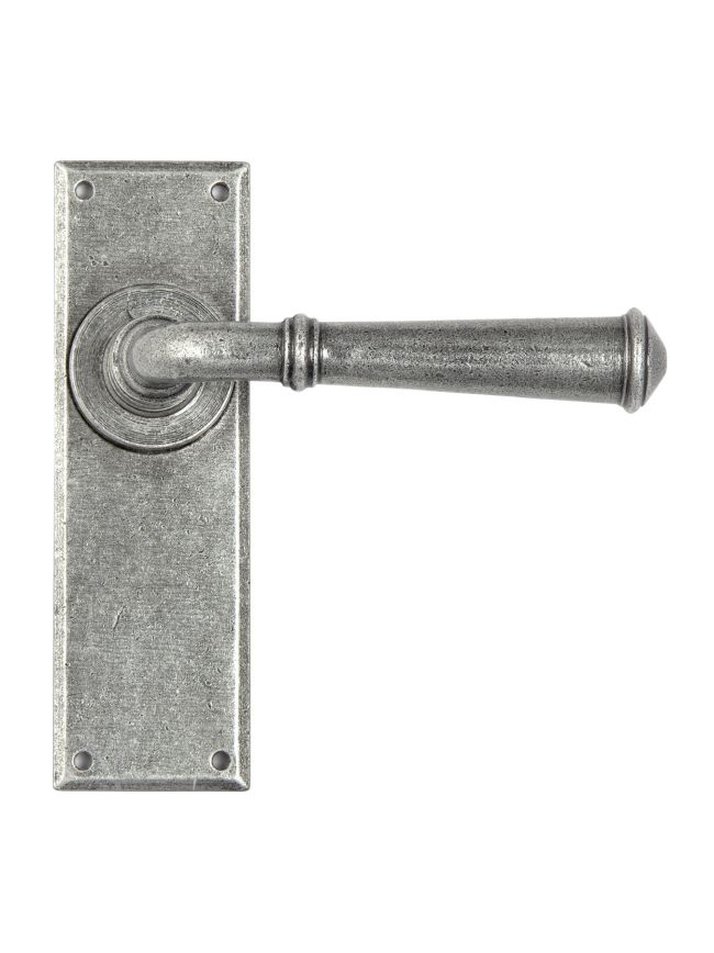 Pewter Regency Lever Latch Set