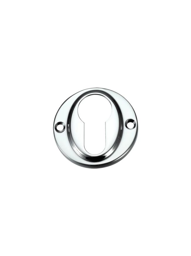 Zoo Hardware Euro Profile Escutcheon - Chrome
