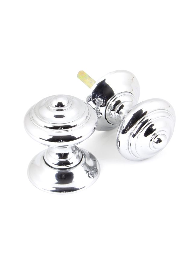 Polished Chrome Elmore Concealed Mortice Knob Set