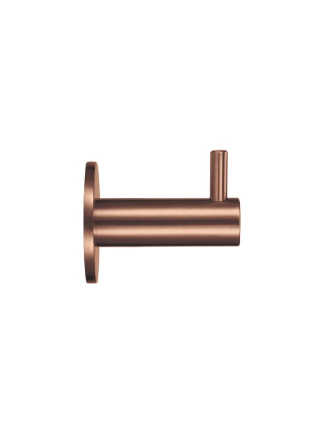 Zoo Hardware Wall Mounted Hook w/ Rose - Bronze