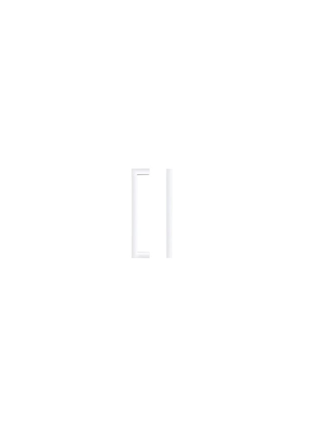 Zoo Hardware Square Block Cabinet handle 128mm CTC Polished Chrome Finish