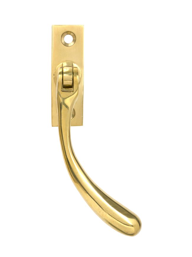 Polished Brass Slim Peardrop Espag - RH