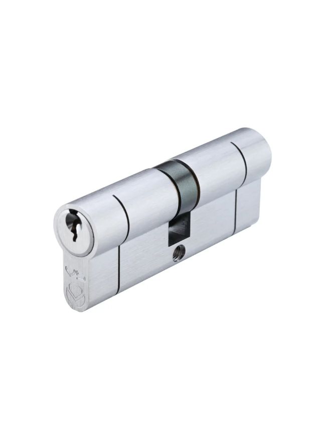 Zoo Hardware V5 80mm Euro Double Cylinder Cylinder Keyed to Differ - Satin