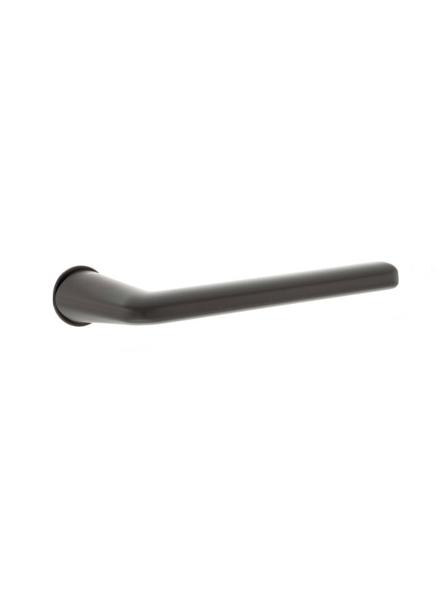 Tupai Rapido RetaLine Tavira Lever Door Handle on Concealed Round Rose - Titanium (Pair)