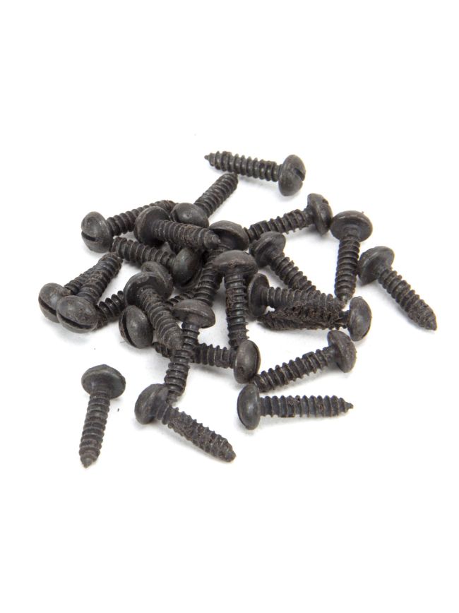 Beeswax 8 x 3/4" Round Head Screws (25)