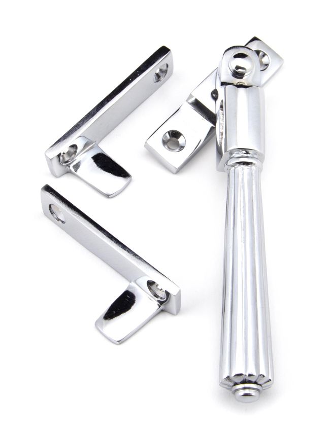 Polished Chrome Night-Vent Locking Hinton Fastener