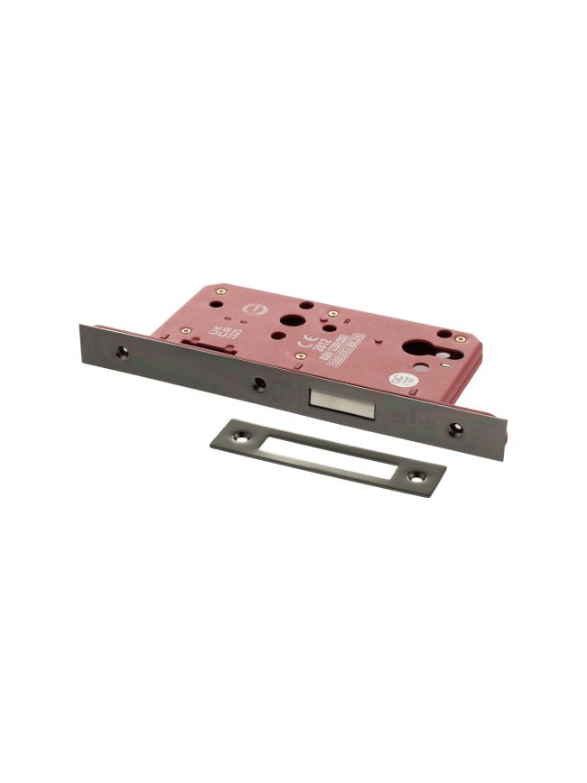 Atlantic DIN Euro Profile Deadlock Double Throw 60mm backset - Black Nickel