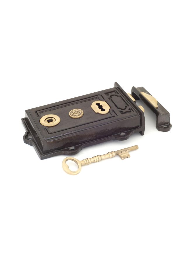 Iron Davenport Rim Lock