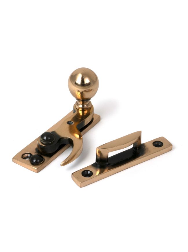 Polished Bronze Sash Hook Fastener