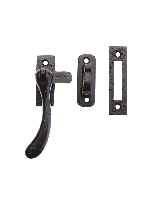 Zoo Hardware Bulb End Casement Fastener - 4" - Black