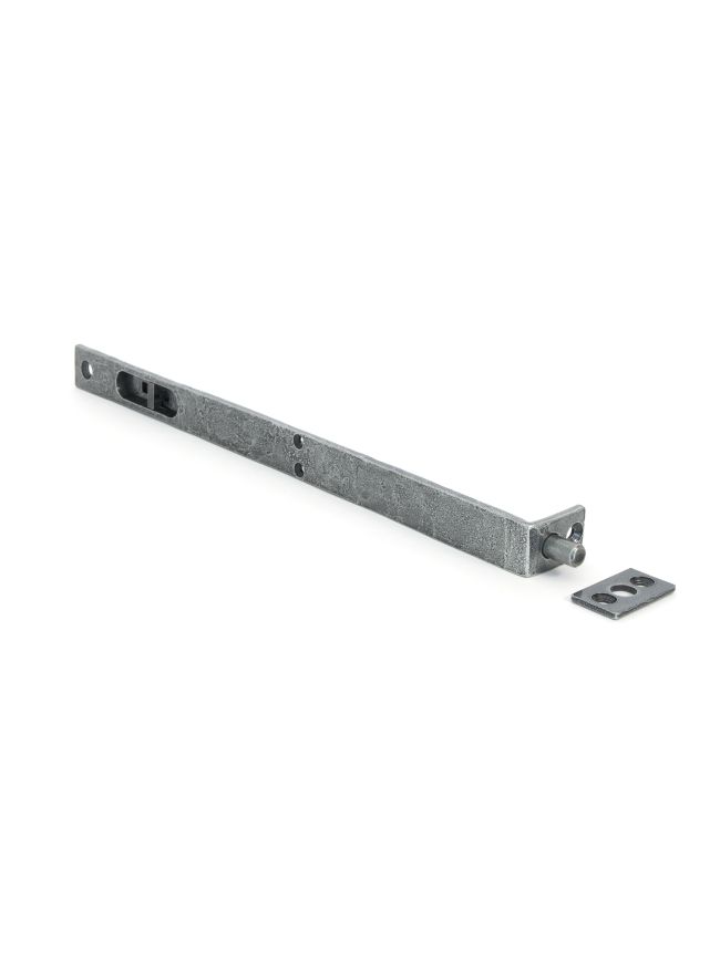 Pewter 12'' Flush/Slide Door Bolt