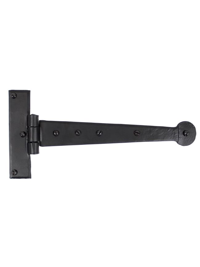 Black 9" Penny End T Hinge (pair)