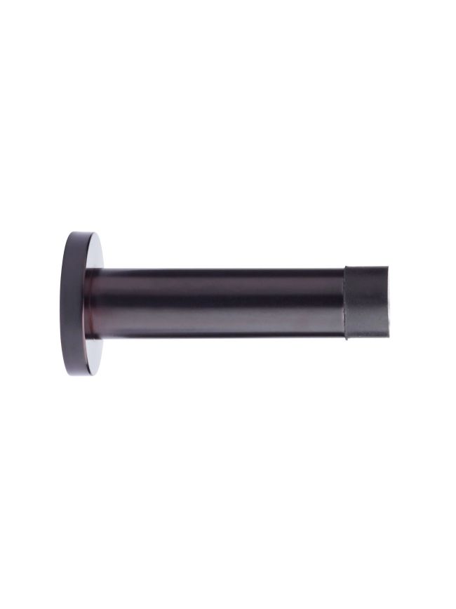 Zoo Hardware Door stop - cylinder - 70mm projection with rose - Etna Bronze