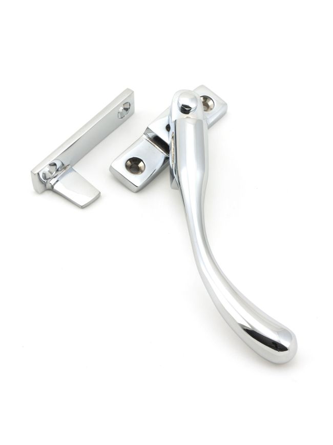 Polished Chrome Night-Vent Locking Peardrop Fastener - RH