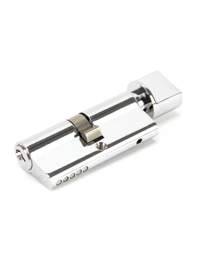Polished Chrome 35/35 Euro Cylinder/Thumbturn