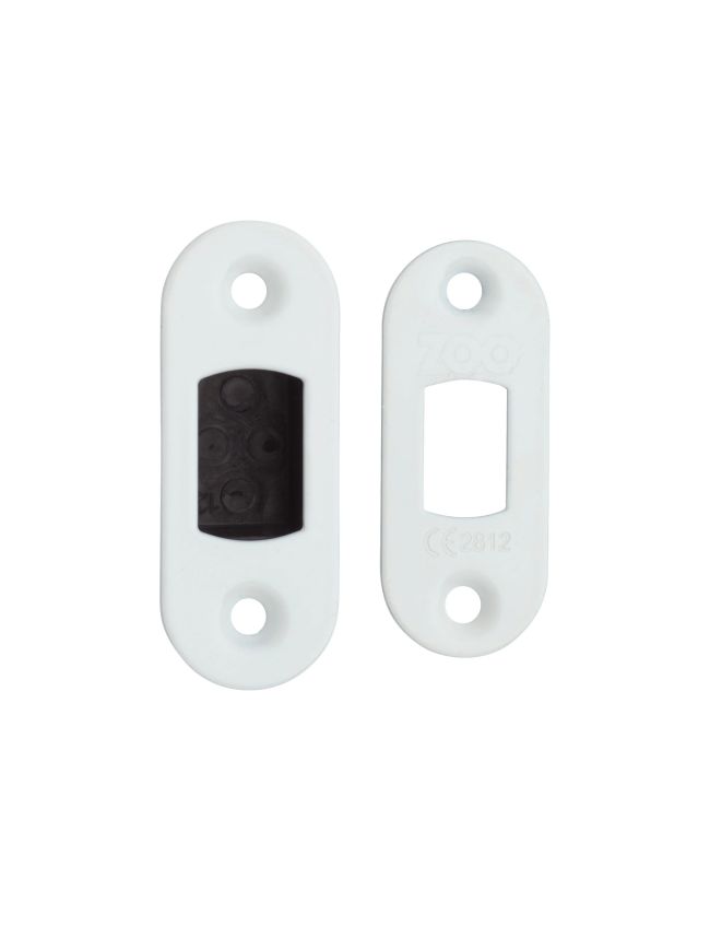 Zoo Hardware Spare Radius Acc Pk for Heavy Duty Tubular Deadbolts - White