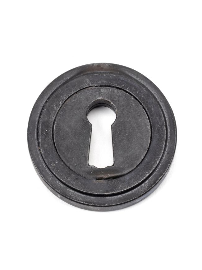 External Beeswax Round Escutcheon (Art Deco)