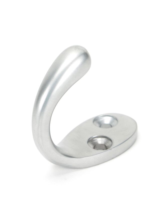 Satin Chrome Celtic Single Robe Hook