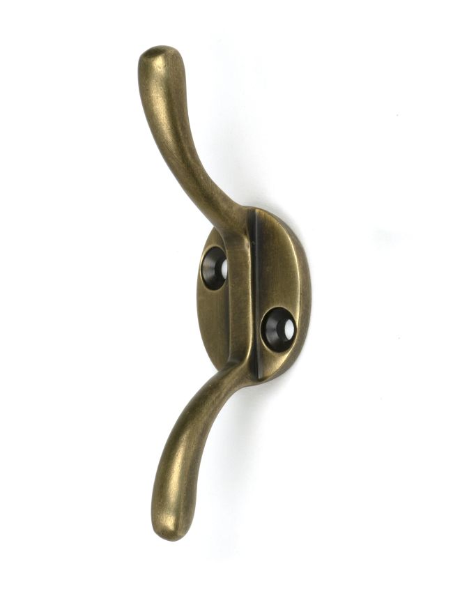Burnished Brass Newbury Cleat Hook