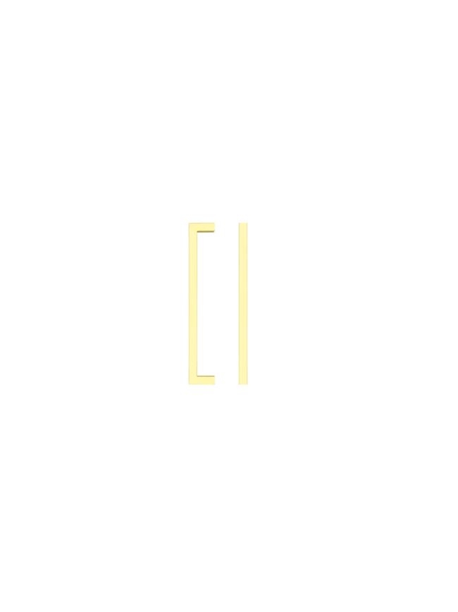 Zoo Hardware Square Block Cabinet handle 160mm CTC Brushed Gold Finish