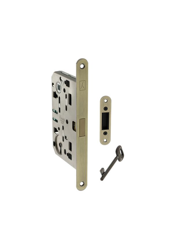Bonaiti Polaris 2XT Magnetic Key Sashlock 60mm backset - Matt Antique Brass