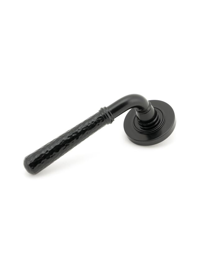 Black Hammered Newbury Lever on Rose Set (Plain) - Unsprung