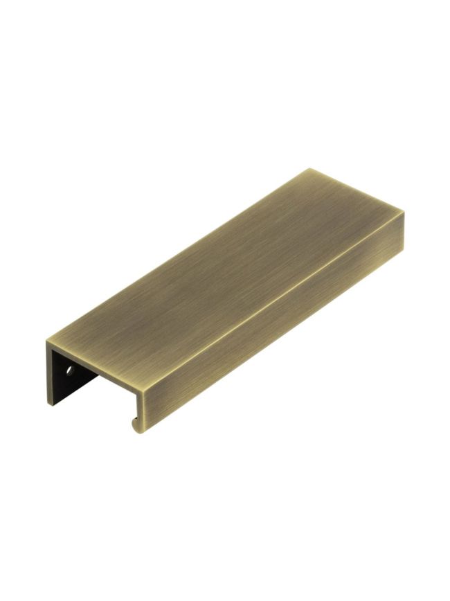 Burlington 150mm Antique Brass Angled Edge Pull - By Frelan Hardware - BUR911AB