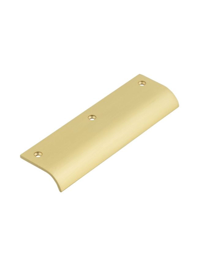 Burlington 150mm Satin Brass Curved Edge Pull - By Frelan Hardware - BUR921SB