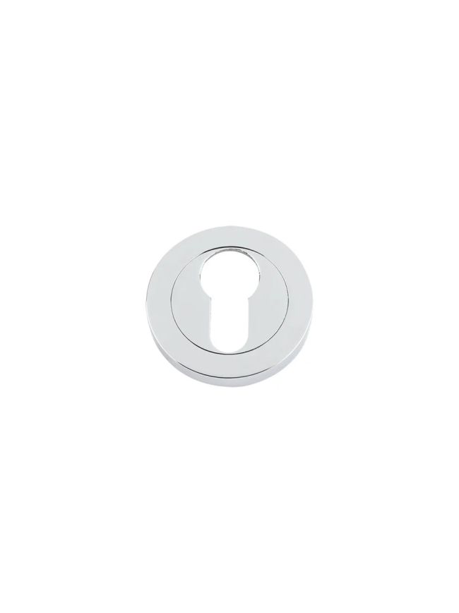Zoo Hardware Euro profile escutcheon - Polished Chrome