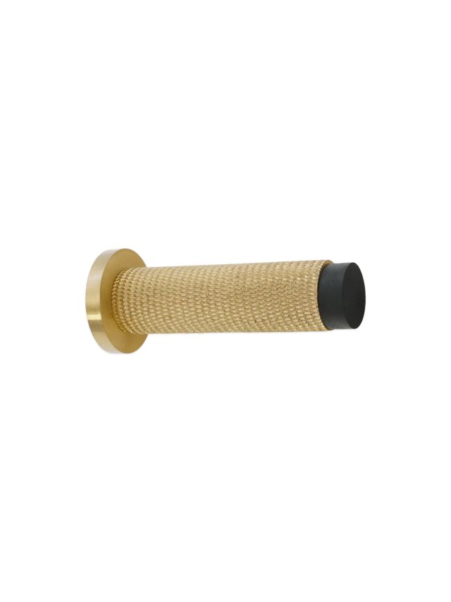Jewel Knurlmond Door Stop Satin Brass