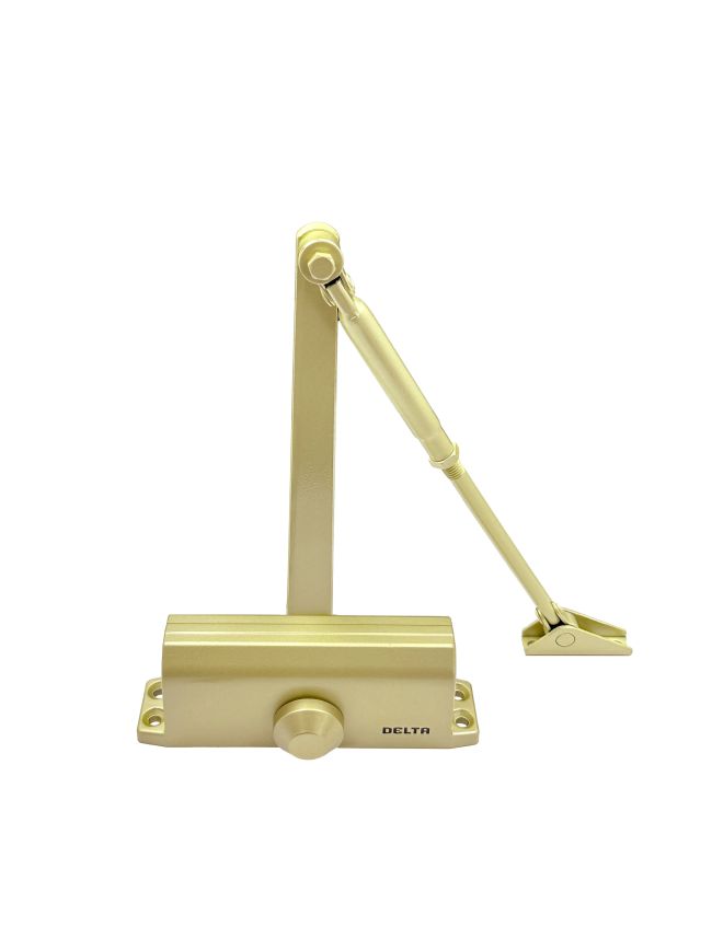 Zoo Hardware Size 3 Budget Door Closer with Arm and body (P.A Bracket Inc) - Silver