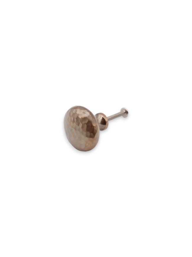 Hammered Mushroom 38mm Cupboard Knob Antique