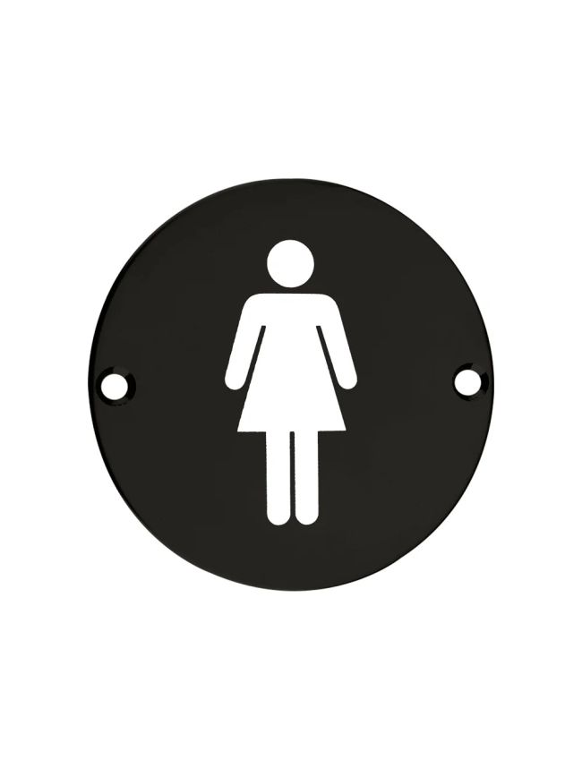 Zoo Hardware Sex Symbol - Female - 76mm dia - Black