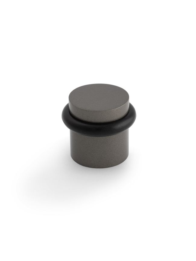 Valli 38 x 35mm - Floor Mounted Plain Doorstop - Concealed Fix - Anthracite
