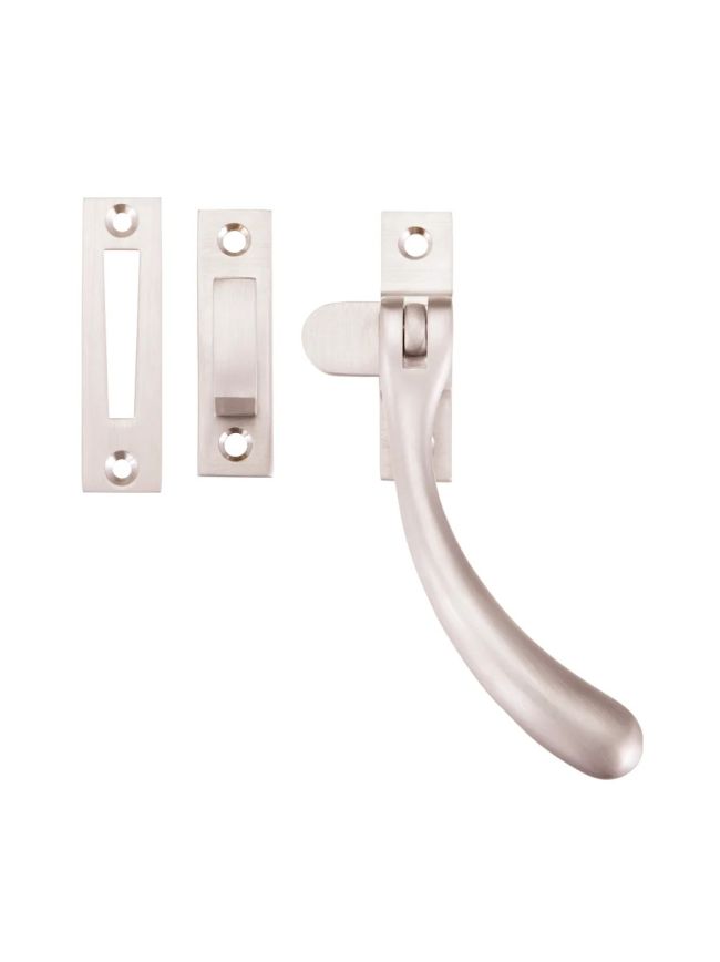 Zoo Hardware Bulb End Casement Fastener - Offset Version - PVD Satin Nickel