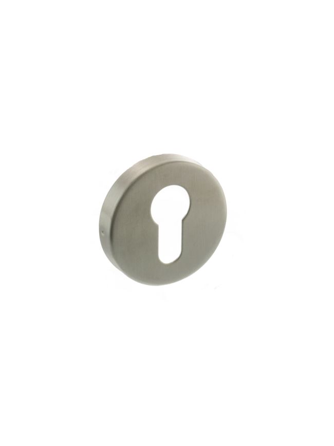 Atlantic Euro Escutcheons - Satin Stainless Steel (Pair)