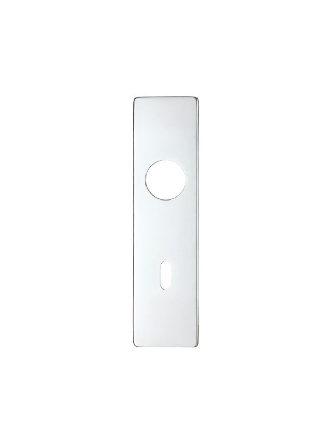 Zoo Hardware Spare Push on Lock Backplate for Aluminium - Satin