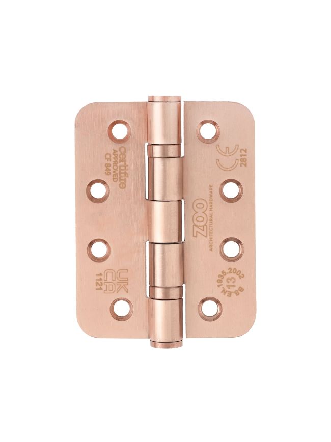 Zoo Hardware Grade 13 Ball Bearing Hinge - SS201 - Radius - CF849 - Tuscan Rose Gold