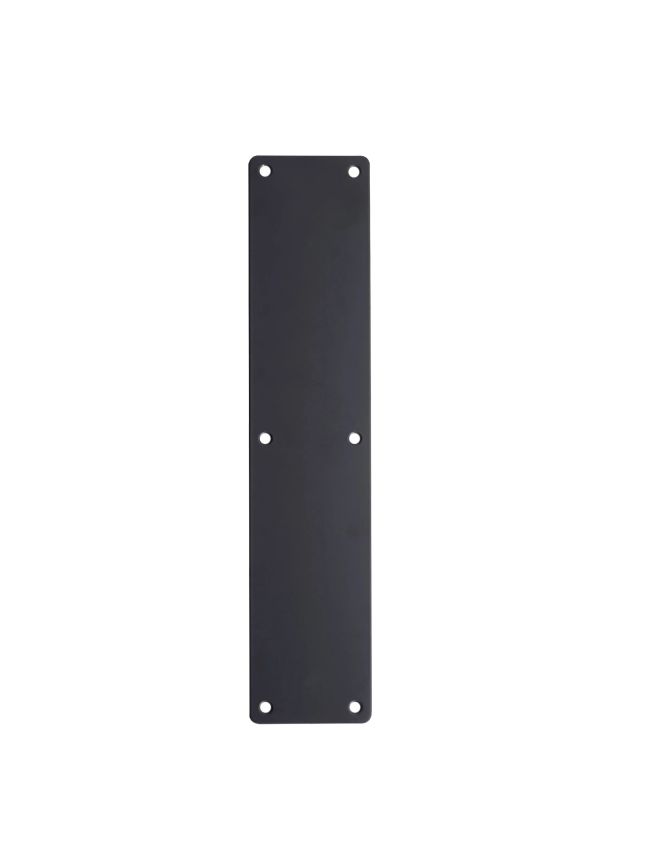 Zoo Hardware Finger Plate - Black