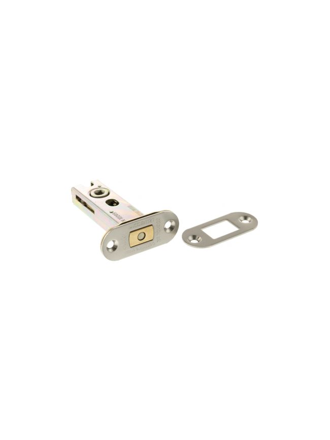 Atlantic Radius Fire-Rated CE Marked Bolt Through Tubular Deadbolt 3" - Polished Nickel