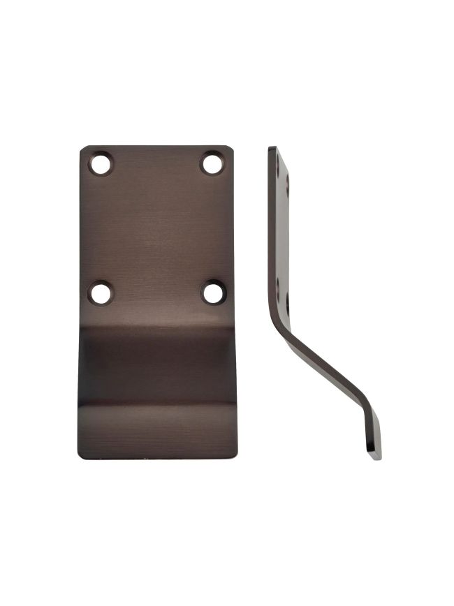 Zoo Hardware Cylinder Latch Pull - Blank Profile - 88mm x 43mm - Etna Bronze