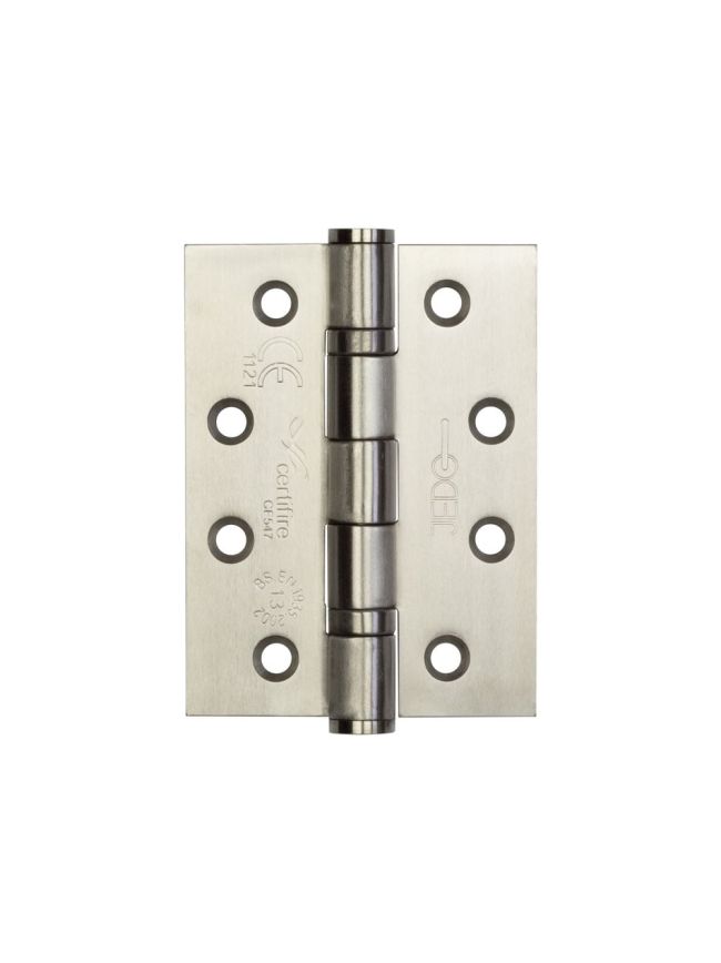 Certifire Stainless Steel 316g Grade 13 Ball Bearing Hinges 102x76x3mm Satin Stainless Steel - By Frelan Hardware - J9507SSS