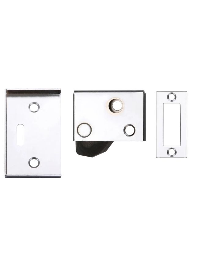 Zoo Hardware Hush latch - 65x40mm - Powder Coat White