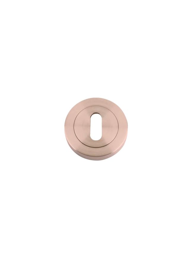 Zoo Hardware Standard profile escutcheon - Tuscan Rose Gold