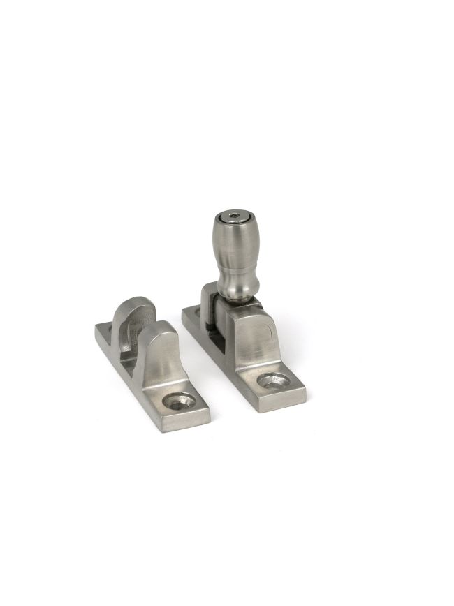 Satin Marine SS (316) Mushroom Brighton Fastener - Narrow (Square)