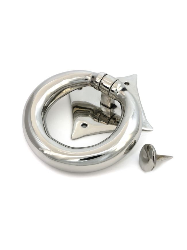 Polished Marine SS (316) Ring Door Knocker
