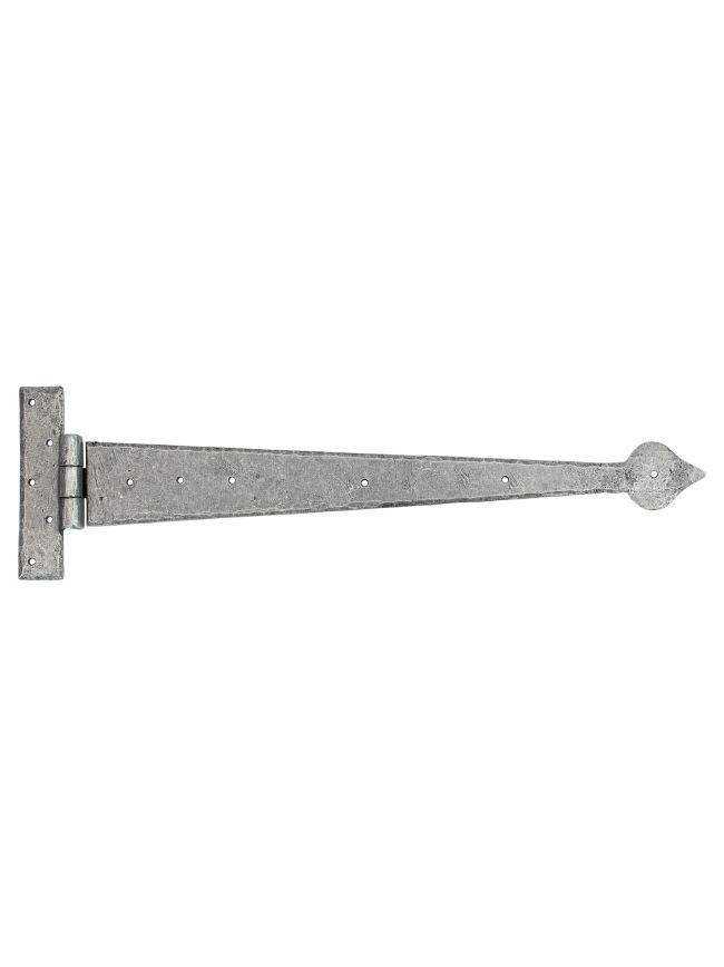 Pewter 22" Arrow Head T Hinge (pair)