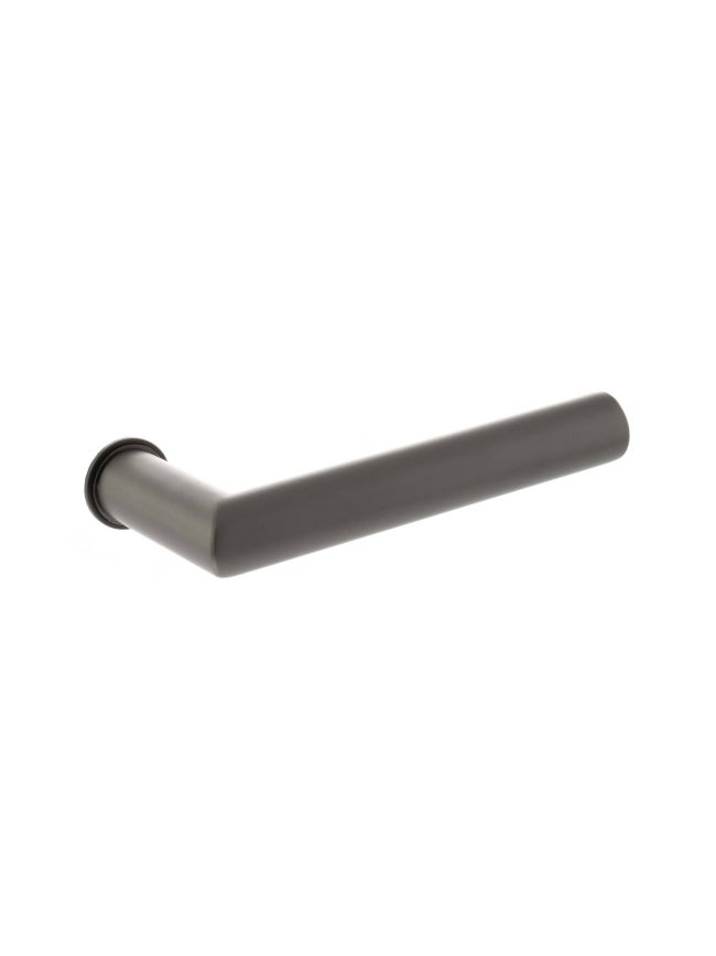 Tupai Rapido Covela Lever Door Handle on Concealed Round Rose - Titanium (Pair)
