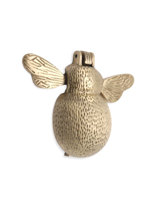 Bumble Bee Door Knocker Satin Brass